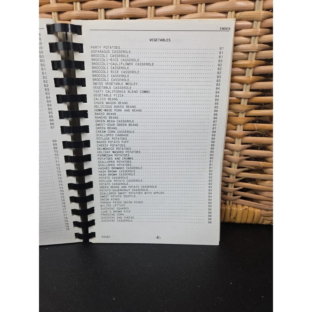 Vintage Country Cookbook, Winesburg Fire Department Auxiliary Ohio Amish
